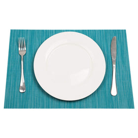 SHACOS placemats Teal offer heat insulation up to 185°F for casual serving