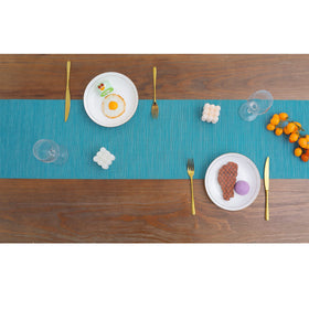 SHACOS placemats Teal reversible weave for dual styling options
