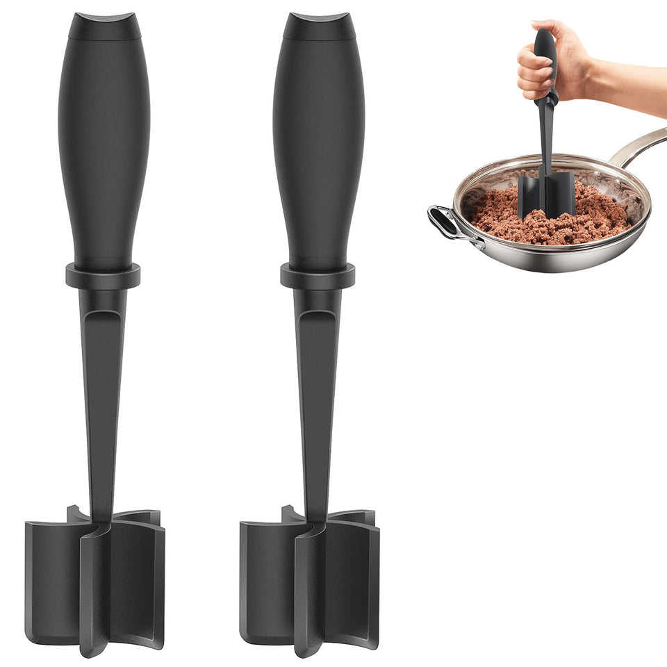 Shadowgallery meat chopper blade action for quick ground beef crumbles.