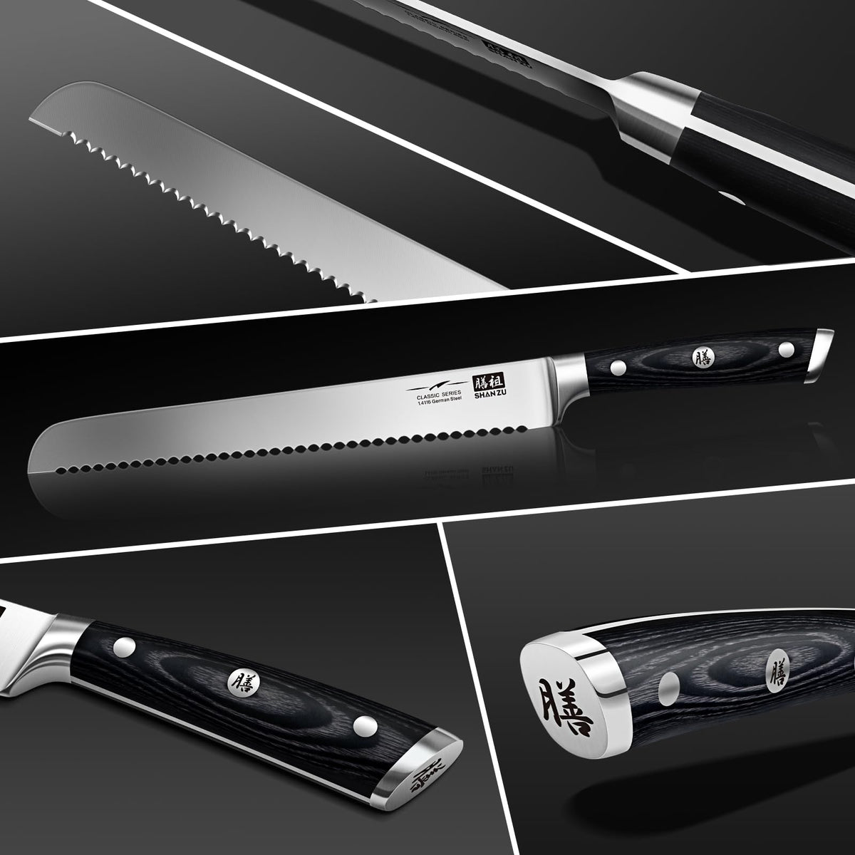 SHAN ZU full-tang design delivers balanced control during use