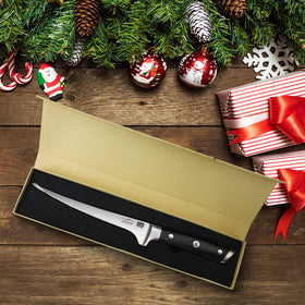 SHAN ZU full-tang handle demonstrates strength and balance in kitchen tasks.