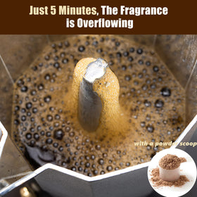 SHANGSKY moka pot 6cup coffee-powder-funnel shows user-friendly loading.
