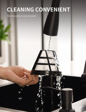 SHARDOR auto shut-off provides safe, energy-efficient operation after brewing.