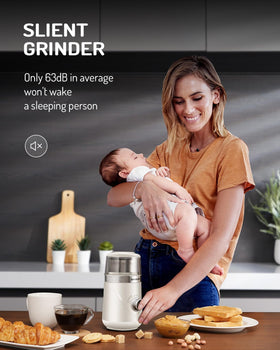 SHARDOR cream exterior on kitchen counter showcasing stylish, compact kitchen appliance
