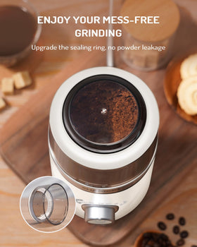 SHARDOR cream grinder used for multi-use spices and dry ingredients in kitchen.