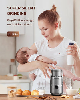 SHARDOR grinder timer knob demonstrates precise grind control for consistent results