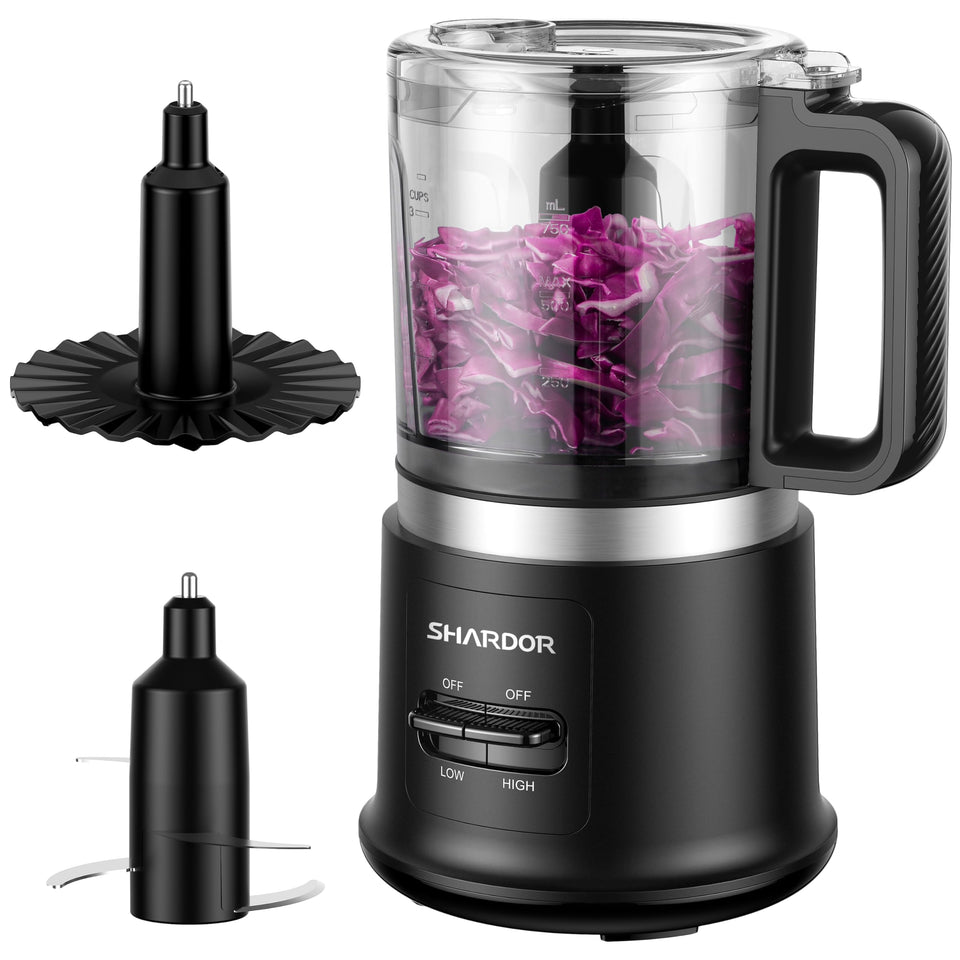 SHARDOR food chopper 4-cup bowl for quick chopping and meal prep.