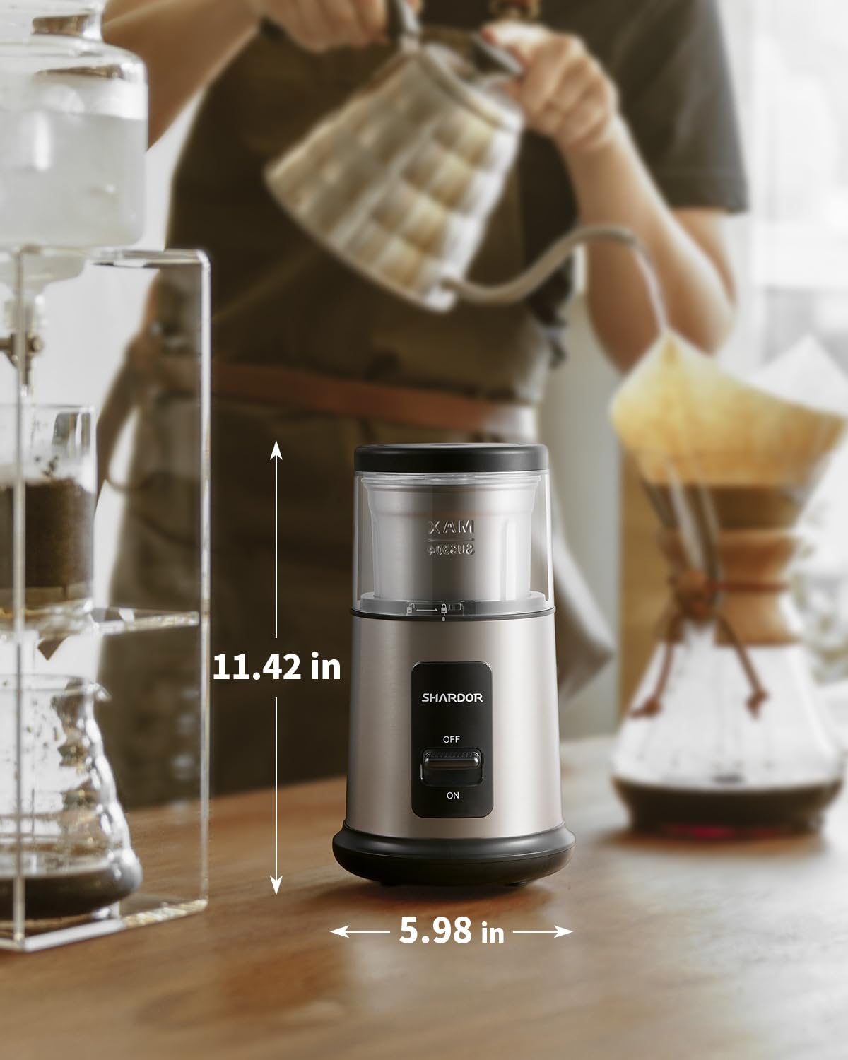 SHARDOR removable cup shown for easy cleaning