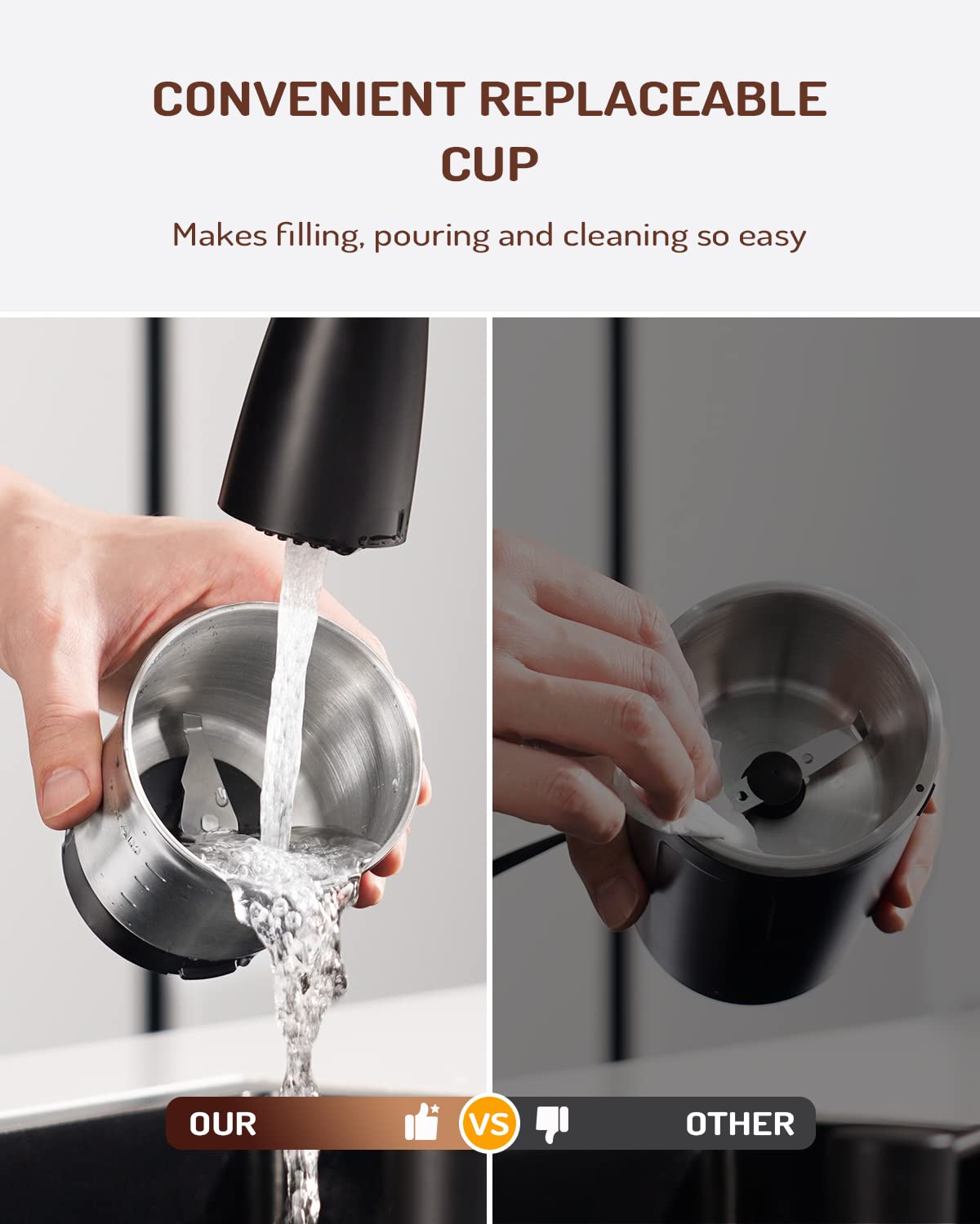 SHARDOR includes accessories and warranty for confident, versatile kitchen grinding.