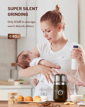 SHARDOR timed grind control knob showing precise coarse to fine settings for beans.