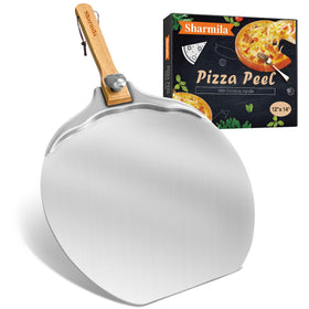 Sharmila pizza peel with apple shape for smooth dough release