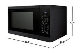 Sharp auto cook presets simplify reheating and cooking