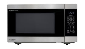 Sharp Countertop Microwave Oven with 16.5-inch carousel turntable for even heating.