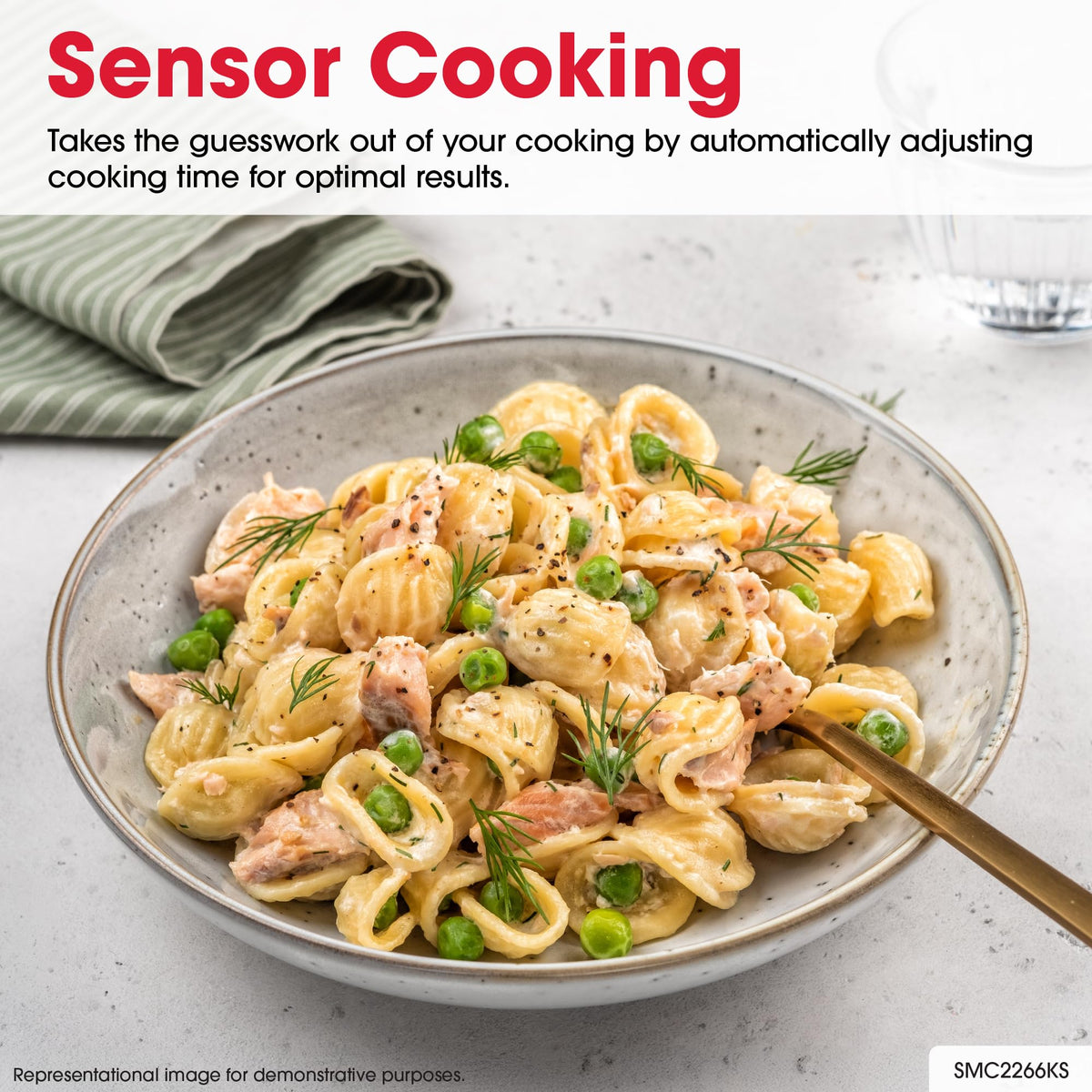 Sharp Countertop Microwave Oven Melt/Soften function for softening ingredients.