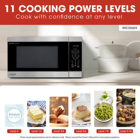 Sharp Countertop Microwave Oven with sensor cook technology for precise results.