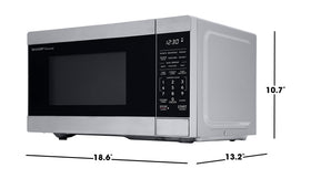 Sharp microwave Auto Cook mode speeds up common meals.