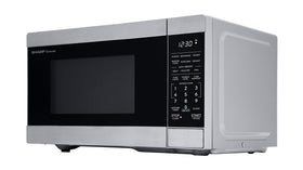 Sharp microwave Express Cook button for quick, convenient reheating.