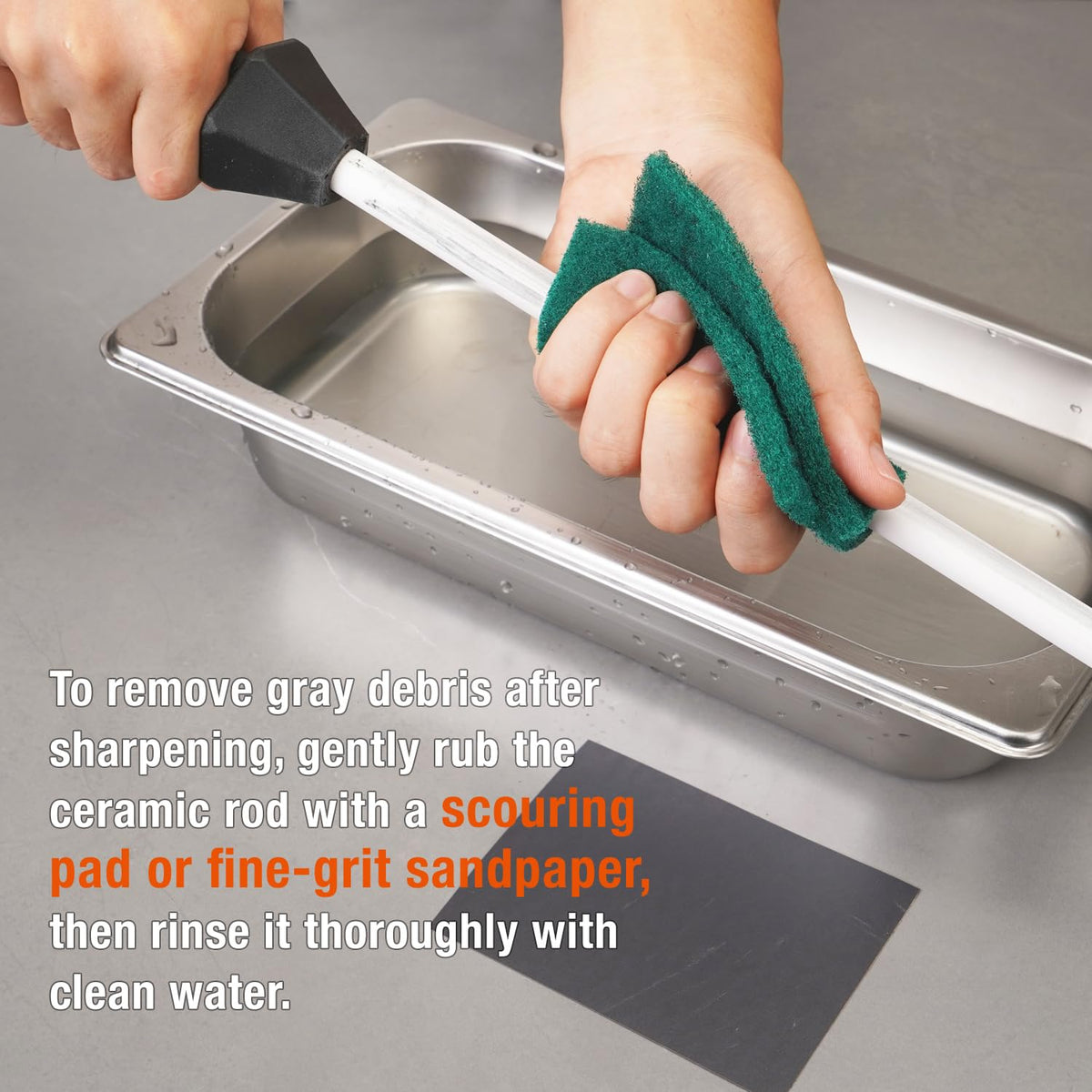 SHARPAL 118H durable 3,000 grit ceramic for edge refinement