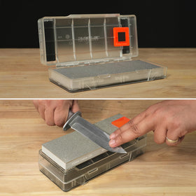 SHARPAL 160H portable and durable case fits in toolboxes and bags.