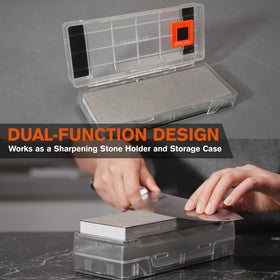 SHARPAL 160H transparent box design lets you see contents at a glance.