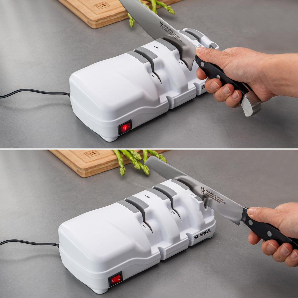 Sharpal 198H blade-friendly design with overheat protection