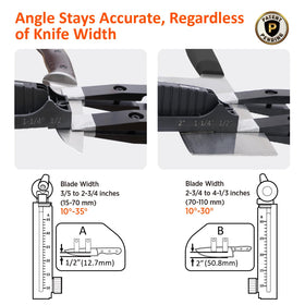 SHARPAL 202H whetstone grits refine micro-bevels with smooth polish