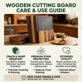 SHATGYI labeled cheese board offers organized, stylish entertaining.