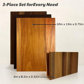 SHATGYI two-sided boards provide versatile cooking and serving options.