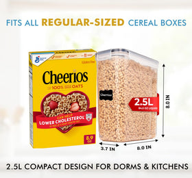 Shazo BPA-free plastic containers for safe, organized pantry storage