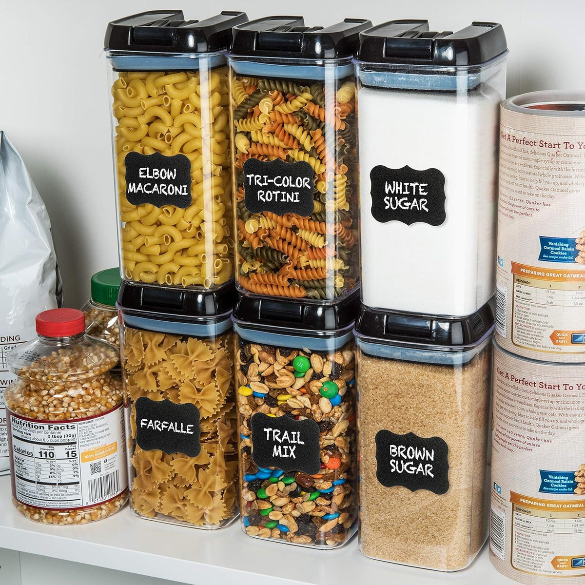 Shazo clear BPA-free plastic shows contents at a glance