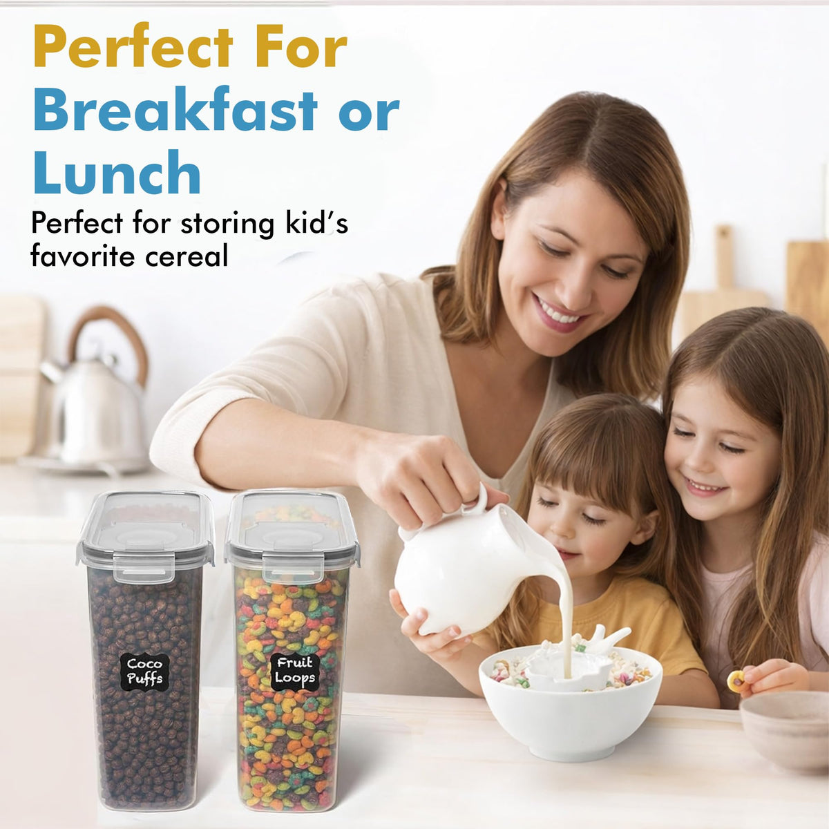 Shazo durable food-grade containers for everyday pantry use