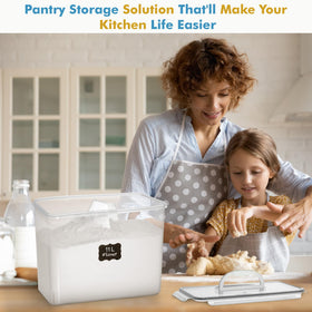 Shazo kitchen cabinet organization boosts accessibility while keeping ingredients fresh.