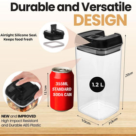 Shazo sealed lids demonstrate a tight seal for freshness