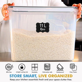Shazo measuring cups included provide precise portions for recipes and baking.