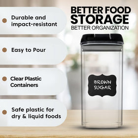 Shazo pantry organization set keeps cereals and snacks accessible