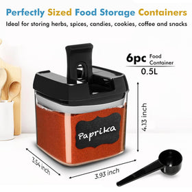 Shazo stackable pantry arrangement saves space and keeps items accessible.