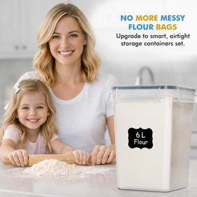 Shazo transparent container shows contents at a glance for quick access.