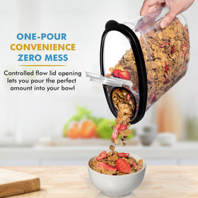Shazo transparent containers make ingredient identification quick and easy.