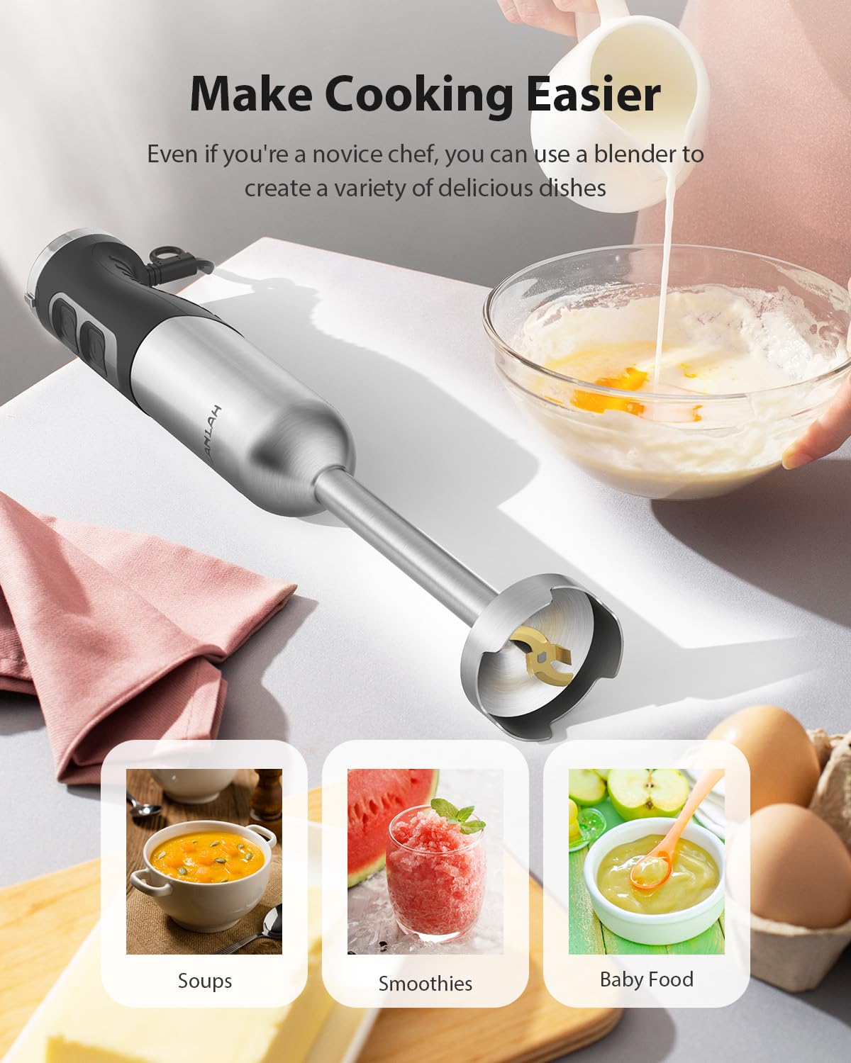 SHEANLAH ergonomic, lightweight design for comfortable handling.