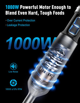 SHEANLAH immersion blender 25-speed control for precise texture