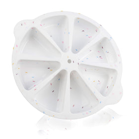 SHEbaking 8-cavity silicone scone pans close-up showing non-stick surface for easy release