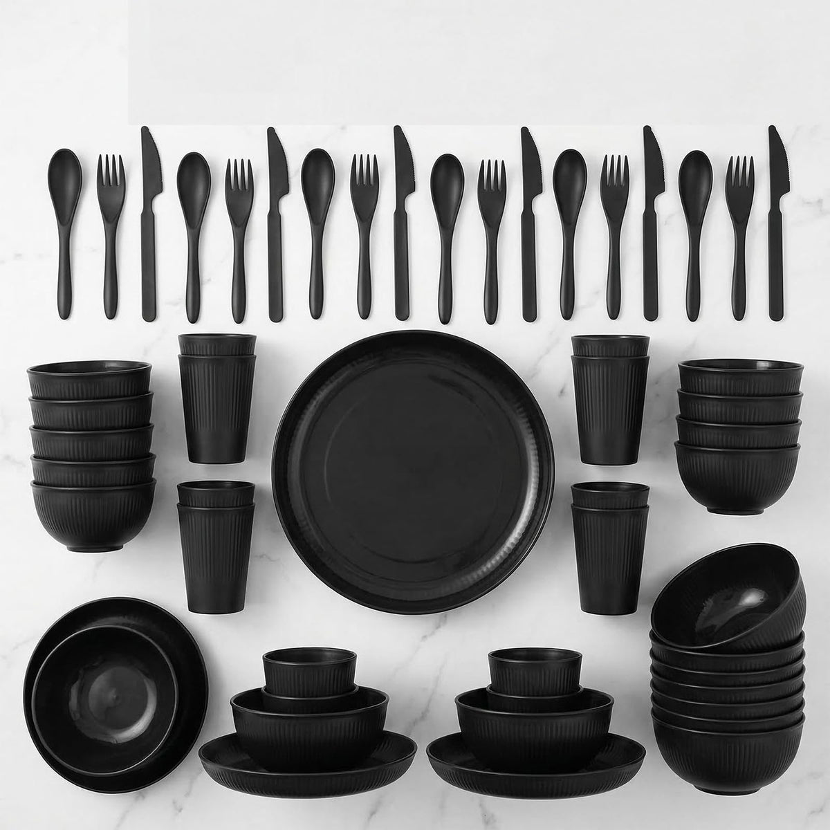 SHECIPIN lightweight and durable dishware is easy to handle and store