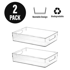 ShelfShaper BPA-free clear bin laundry room for durable, safe laundry organization