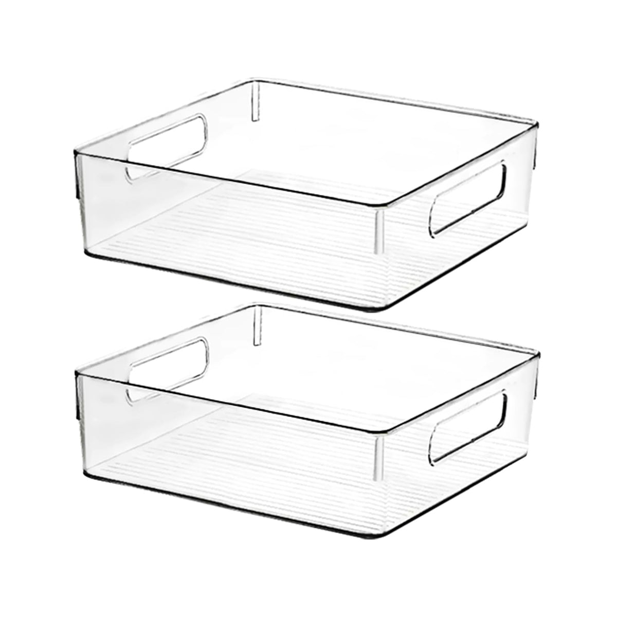 ShelfShaper clear bin kitchen organizer for versatile storage and easy access