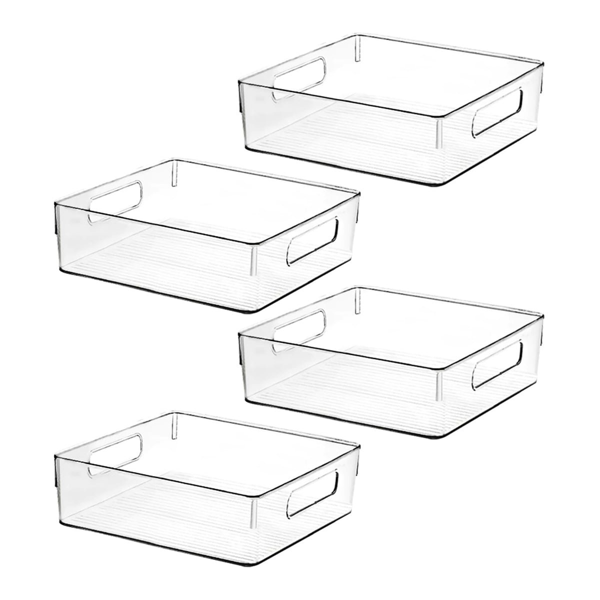 ShelfShaper clear storage bin for kitchen and pantry keeps items visible and easy to reach.