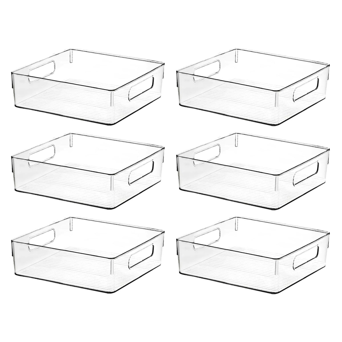 ShelfShaper clear storage bin for kitchen keeps ingredients visible and organized.