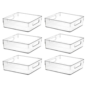 ShelfShaper clear storage bin for kitchen keeps ingredients visible and organized.