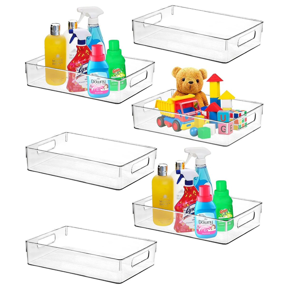 ShelfShaper laundry storage bin that's durable and easy-clean for chores.