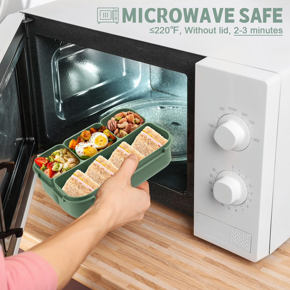 Shell and Turtle Bento Box dishwasher-safe design for easy cleanup