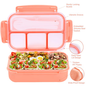Dishwasher-safe bento container simplifies cleanup after meals